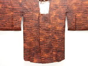 横段にのり散らし模様道行コート